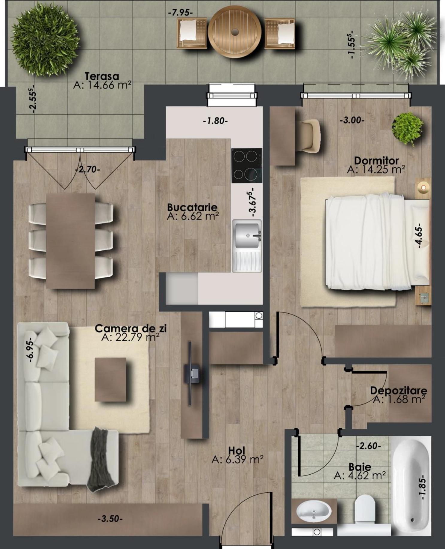 Bel Dom - The Central, Spacious 2 Rooms Luxury Apartment Cluj-Napoca Exteriör bild